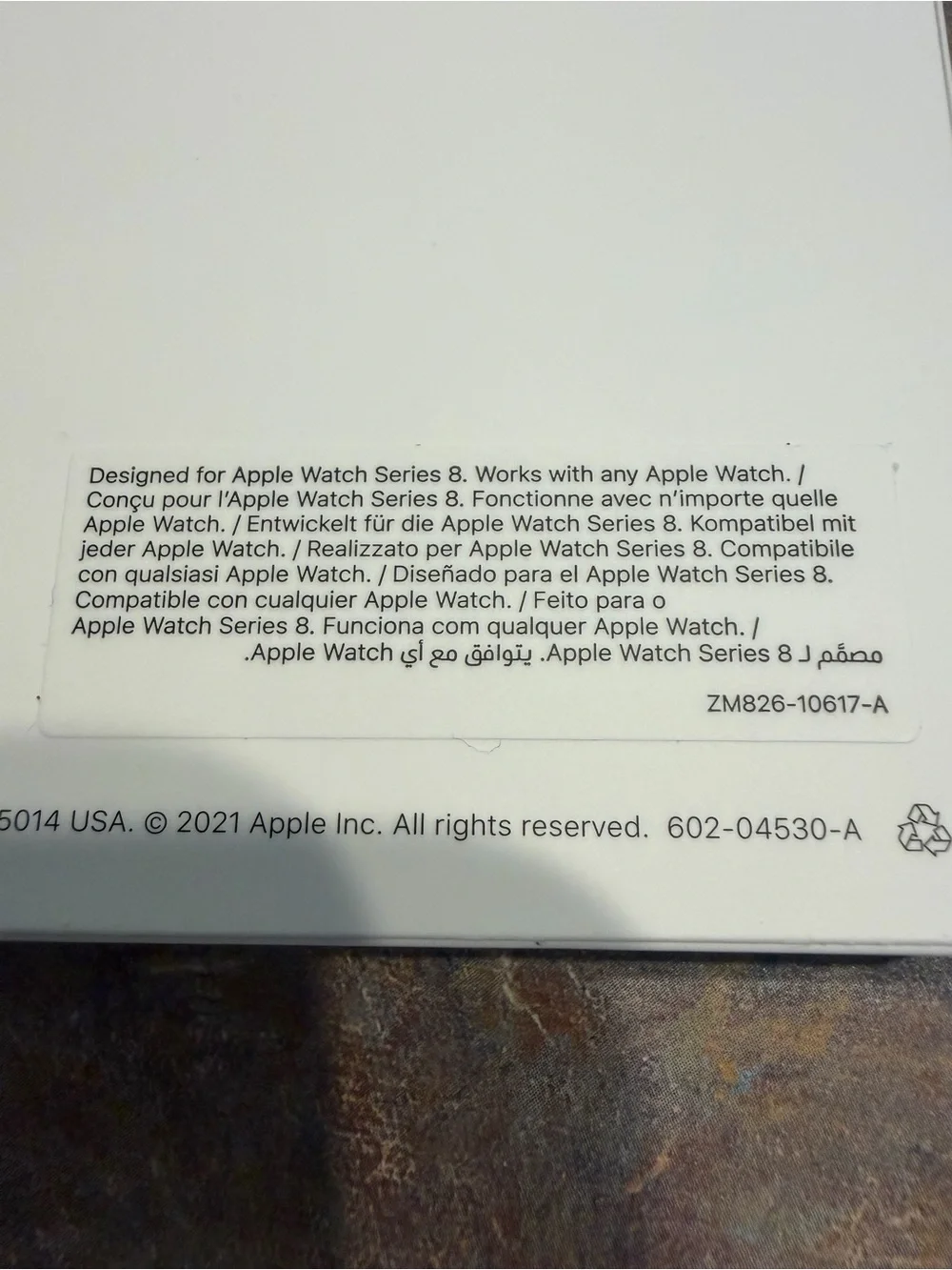 Apple Sport Band - Starlight M/L